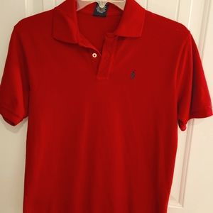Red Polo shirt